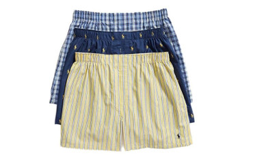 Polo Ralph Lauren Men's 3-Pack Classic Fit Packaged Woven Boxers